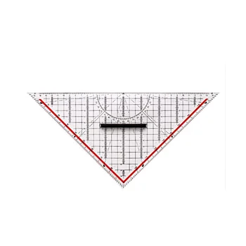 30 см Треугольная линейка для рисования Многофункциональная линейка для рисования с ручкой Транспортир Измерительная линейка