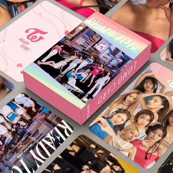 60 шт./компл. Kpop Twice New Lomo Card HD Печатные Высококачественные Фотокарточки Высокого Качества MOMO Nayeon SANA Fans Collection Gift