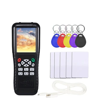 RFID-копировальный аппарат с функцией полного декодирования, смарт-карта, ключ, NFC IC ID, дубликатор, считыватель и запись (T5577 Key UID Card)