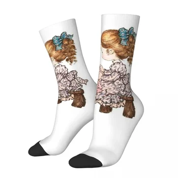 Sarah Kay Swing Girl Socks Harajuku Супер Мягкие Чулки Всесезонные Носки Аксессуары для Мужских И Женских Рождественских Подарков