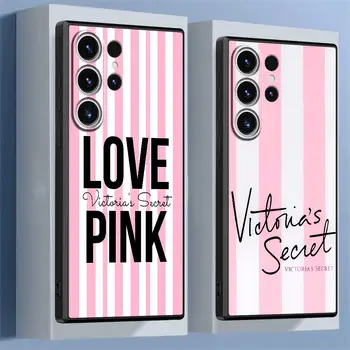 V-Victorias S-Secrets Розовый Чехол для телефона Samsung Galaxy S23 Ultra S22 S20 FE S21 Plus 5G S10 Plus S22Ultra Матовый Бронированный Чехол
