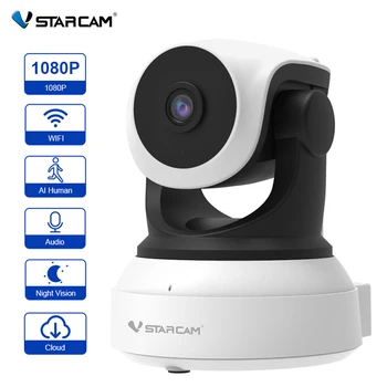 Vstarcam HD 1080P IP-камера Беспроводные камеры безопасности Wi-Fi в помещении ночного видения AI Обнаружение человека Домашняя безопасность Радионяня