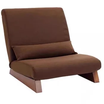 Напольный Раскладной Односпальный диван-кресло с оттоманкой, кресло для отдыха в японском стиле, случайный Акцентный стул для мебели для гостиной