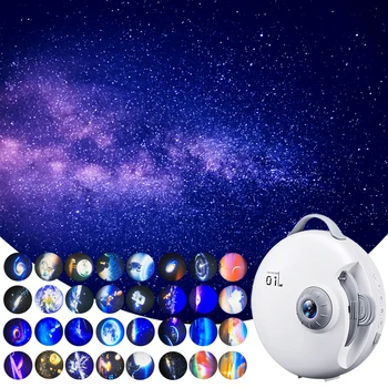 Проектор Galaxy Star 32 В 1, ночник со звездным небом, перезаряжаемые вращающиеся ночники для декоративных светильников, подарок для детей