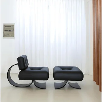 Простое металлическое кресло для отдыха с рыбьим хвостом в форме искусства Spade K Hotel Villa Гостиная Односпальный диван