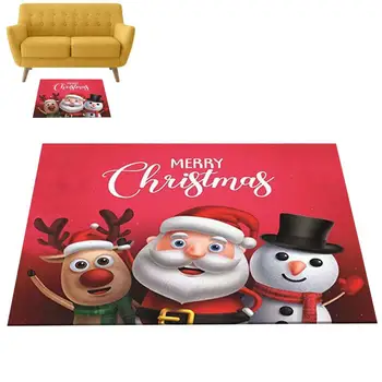 Рождественский коврик для входа, Рождественское одеяло, коврик для многоразового использования, Веселые Рождественские коврики для ванной, Зимний Рождественский дверной коврик для гостиной
