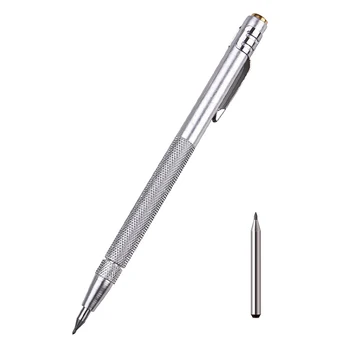 Ручные Инструменты Замена Ручки Scriber Из Нержавеющей Стали Удобная Ручка в виде Алюминиевой Керамики Для Гравировки Металлического Листа