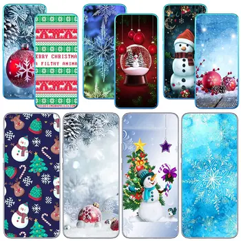 Снежинка С Рождеством, Снеговик, Снежный Телефон для Tecno Spark 8C 8P 7P 7T 8 POP 5 LTE 5P 7 Pro 6 Go Air Pova 2 3 4 Чехол