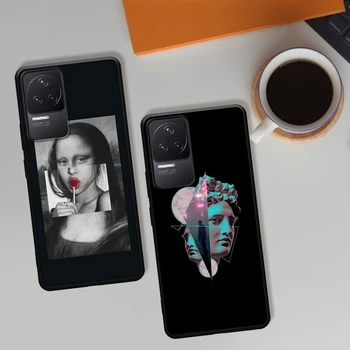 Чехол для телефона Mona Lisa David для Xiaomi Redmi Note 11 10 9C pro 10X K20 Мягкая задняя крышка Note 9A K40 K30S Mona Lisa Art David Cover