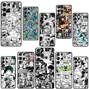 Чехол Для Телефона My Hero Academia Deku Manga Collage Чехол Для Samsung Galaxy S22 Ultra S8 S9 S10 Plus Note 20 Ultra S20 FE S21 Ultra
