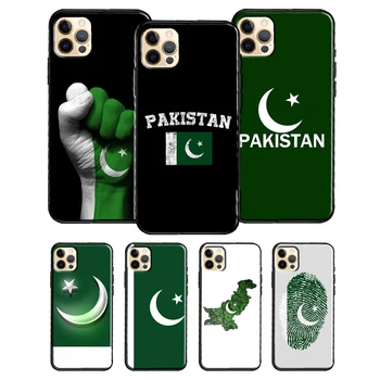 Чехол для телефона с флагом Пакистана для iPhone 11 14 13 Pro Max 12 Mini X XR XS Max 6S 7 8 Plus SE 2020 TPU Cover